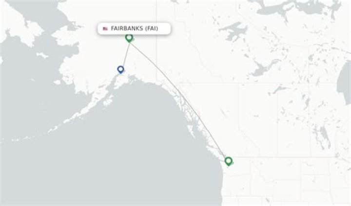 Where can I fly to from Fairbanks Alaska?