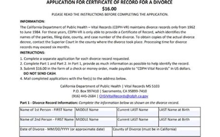 Where can I get my divorce certificate in San Diego?