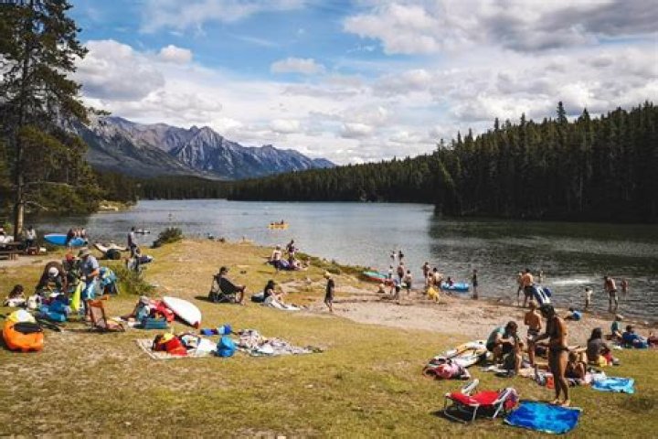 Where can you swim in Banff?