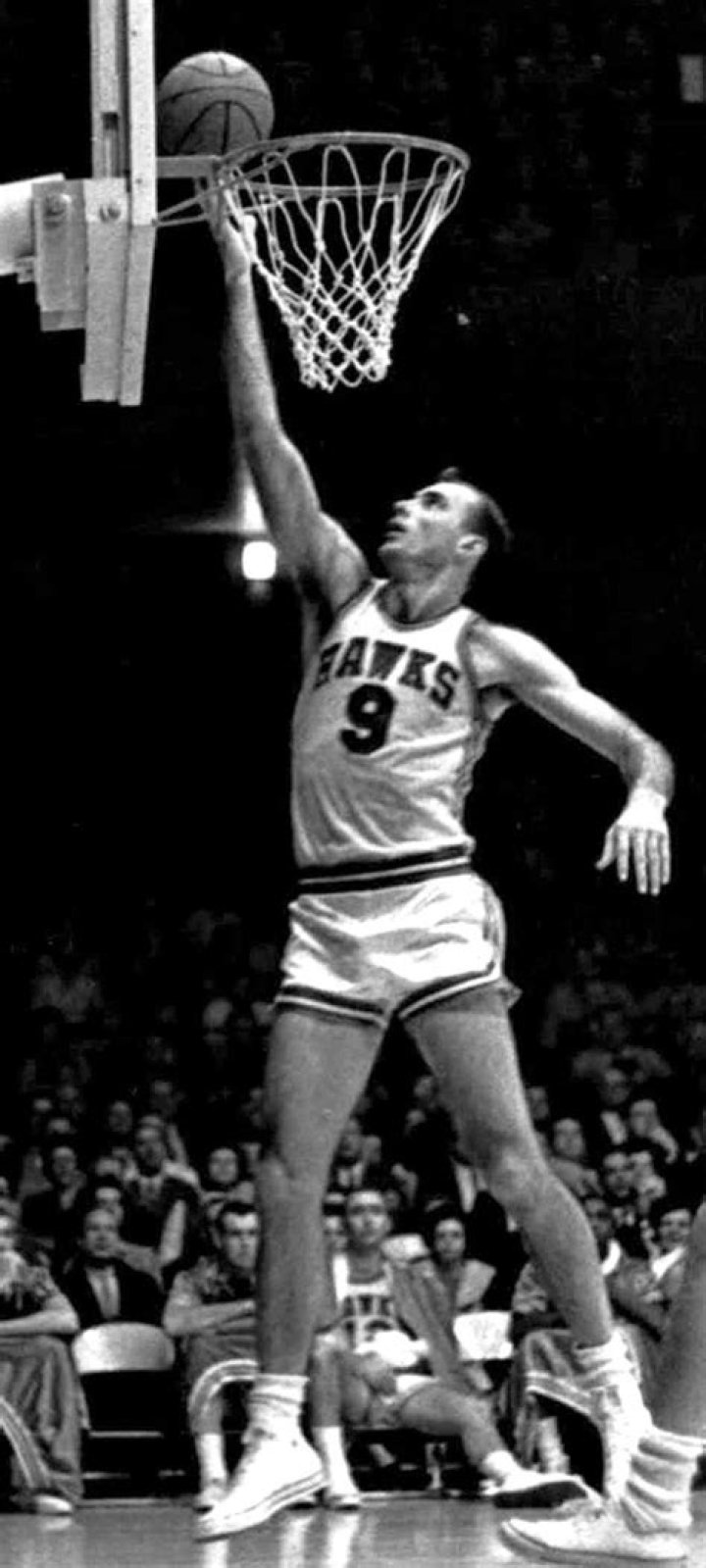 Where did Bob Pettit go to college?