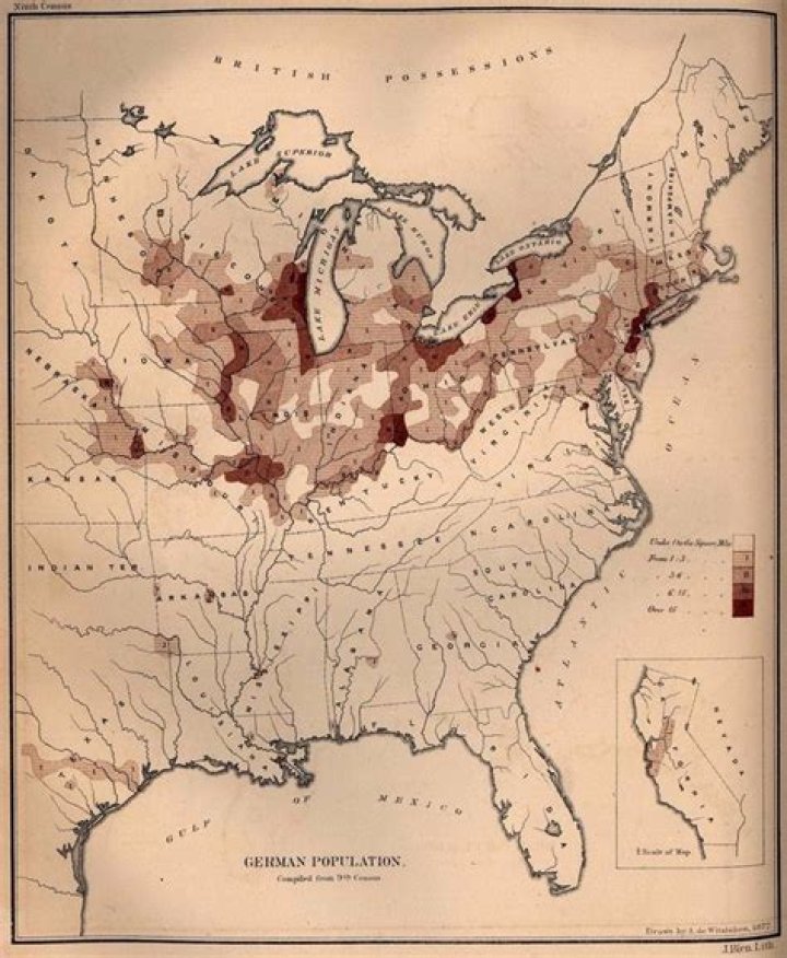 Where did German immigrants settled in America?