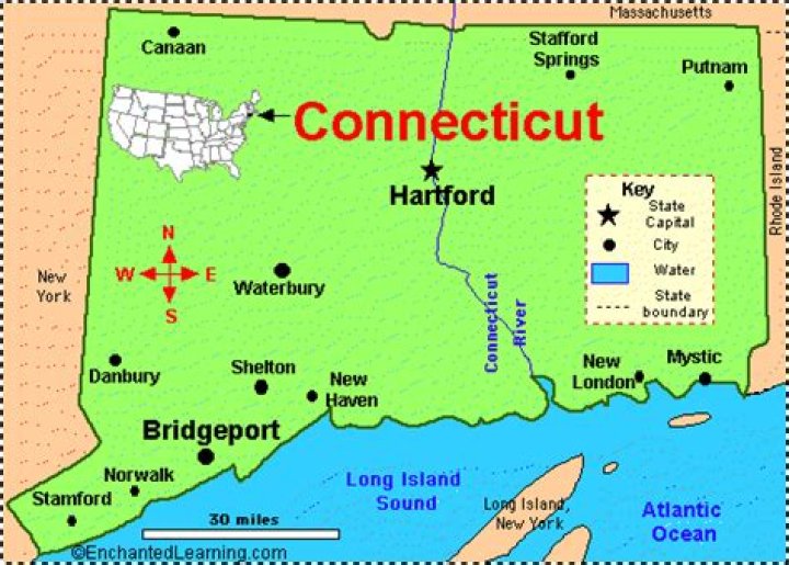 Where did the name Connecticut come from?