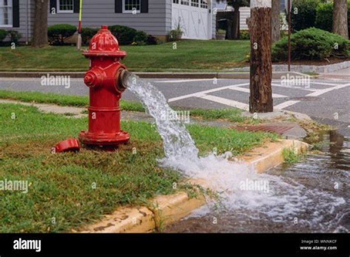 Where do I report a leaking fire hydrant?