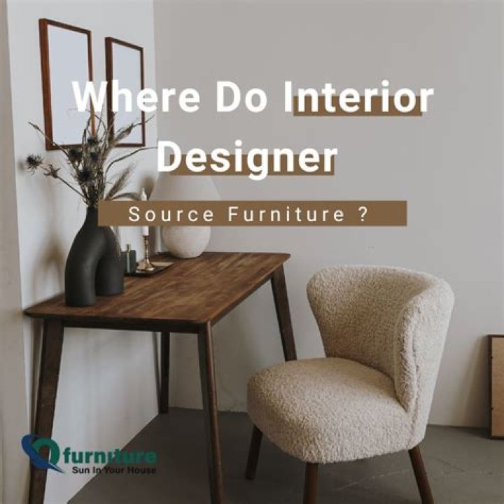 Where do interior designers buy their furniture?
