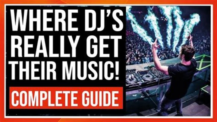 Where do techno DJs get their music?