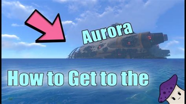 Where do you enter the aurora in Subnautica?