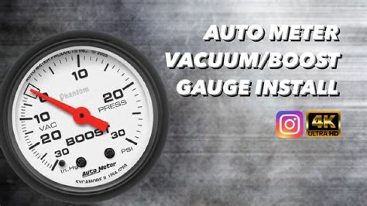 Where do you put a boost gauge?