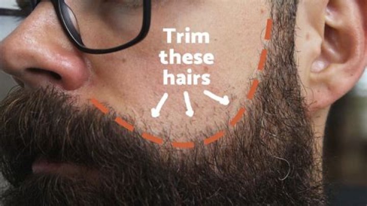 Where do you shave when growing a beard?