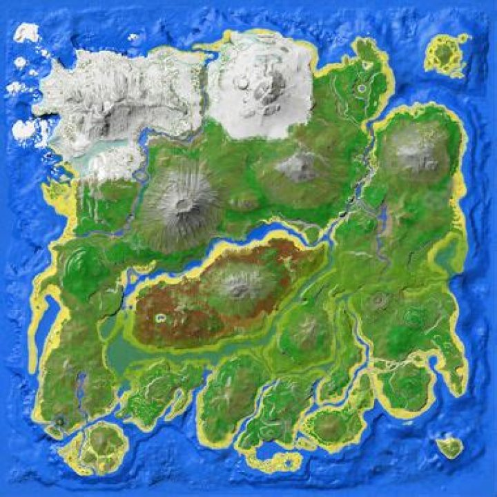 Where does Megalania spawn on island?
