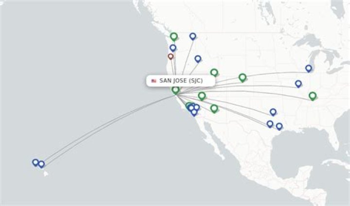 Where does Southwest fly from San Jose CA?