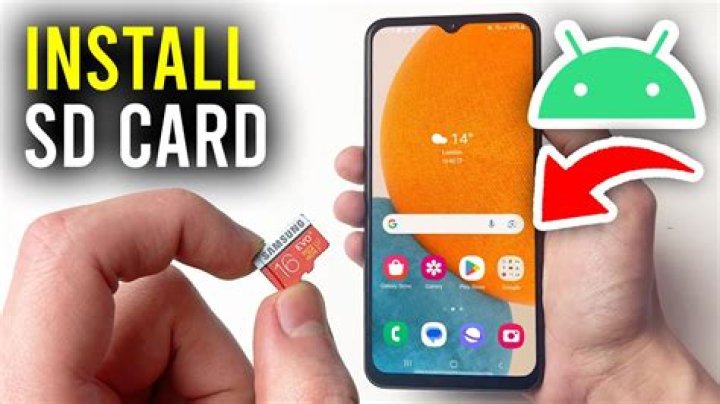 Where does the SD card go in a Samsung a8?