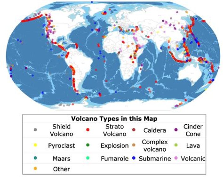 Where is a volcano?