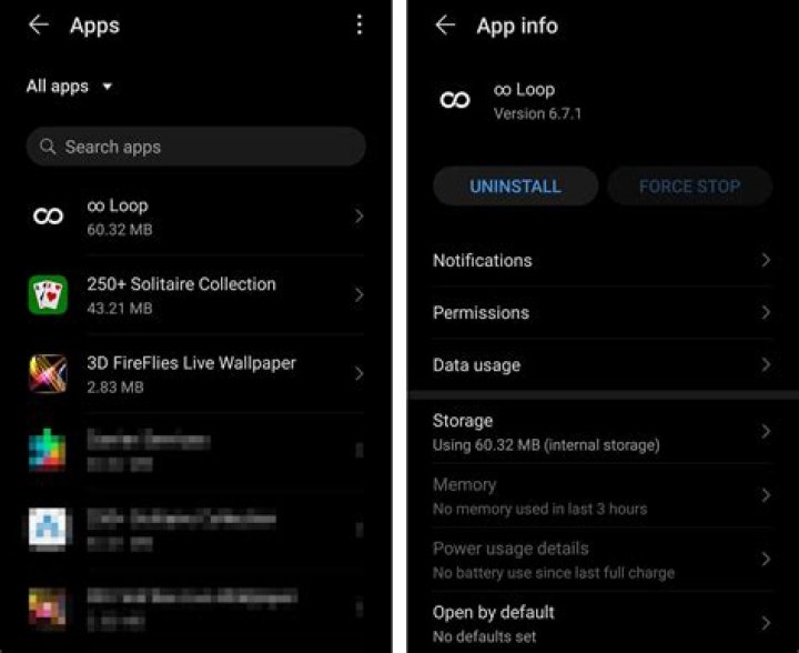 Where is Application Manager on a Samsung?