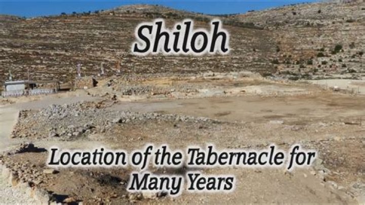 Where is biblical Shiloh today?