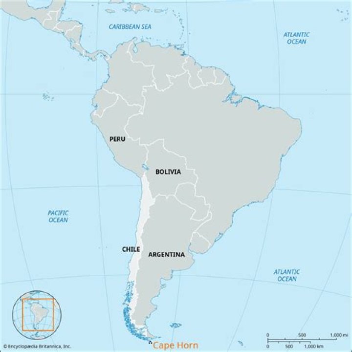 Where is Cape Horn in South America?