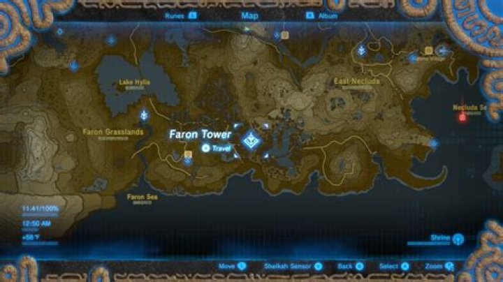 Where is Faron in Botw?