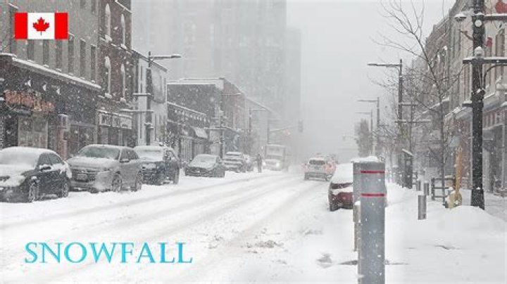 Where is it snowing in Ontario?