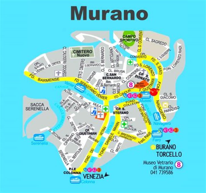 Where is Murano located?