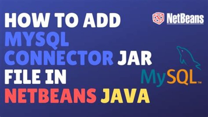 Where is MySQL connector jar file in NetBeans?