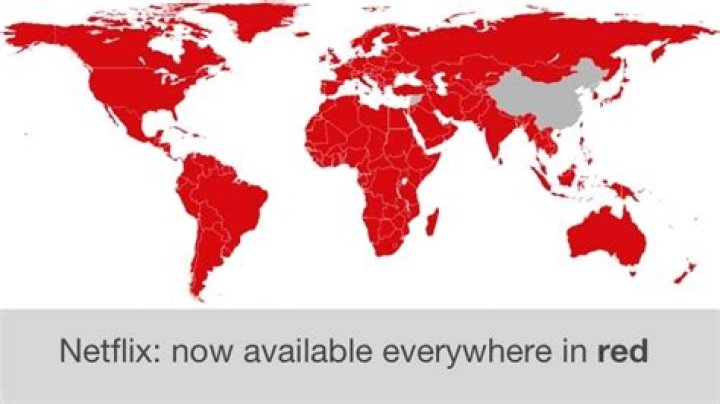 Where is Netflix available worldwide?