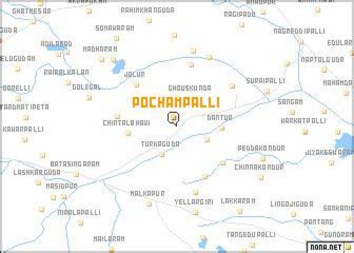 Where is pochampalli situated?