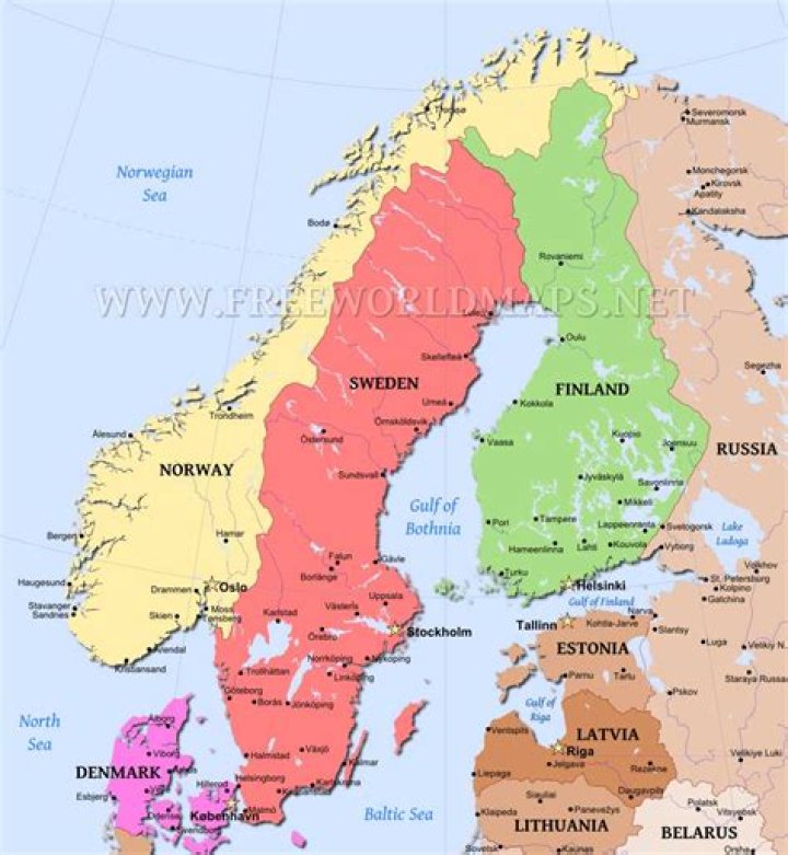 Where is Scandinavia on map?