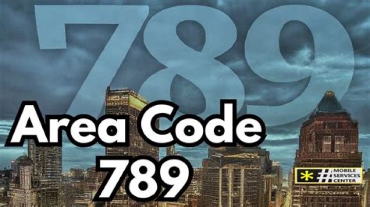 Where is the 789 area code?