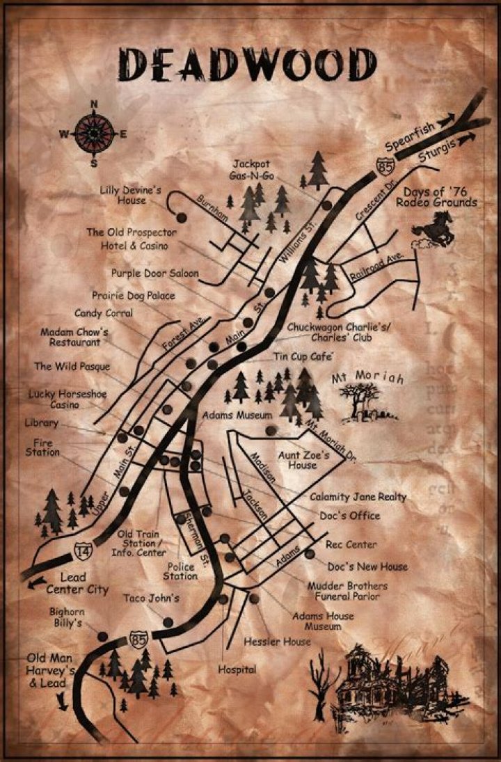 Where is the Deadwood set location?
