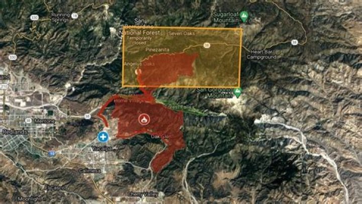 Where is the El Dorado Fire in California?