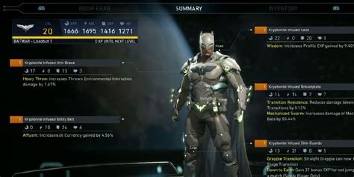 Where is the gear in injustice 2 mobile?