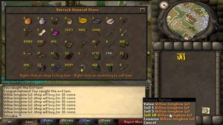Where is the general store in RuneScape?