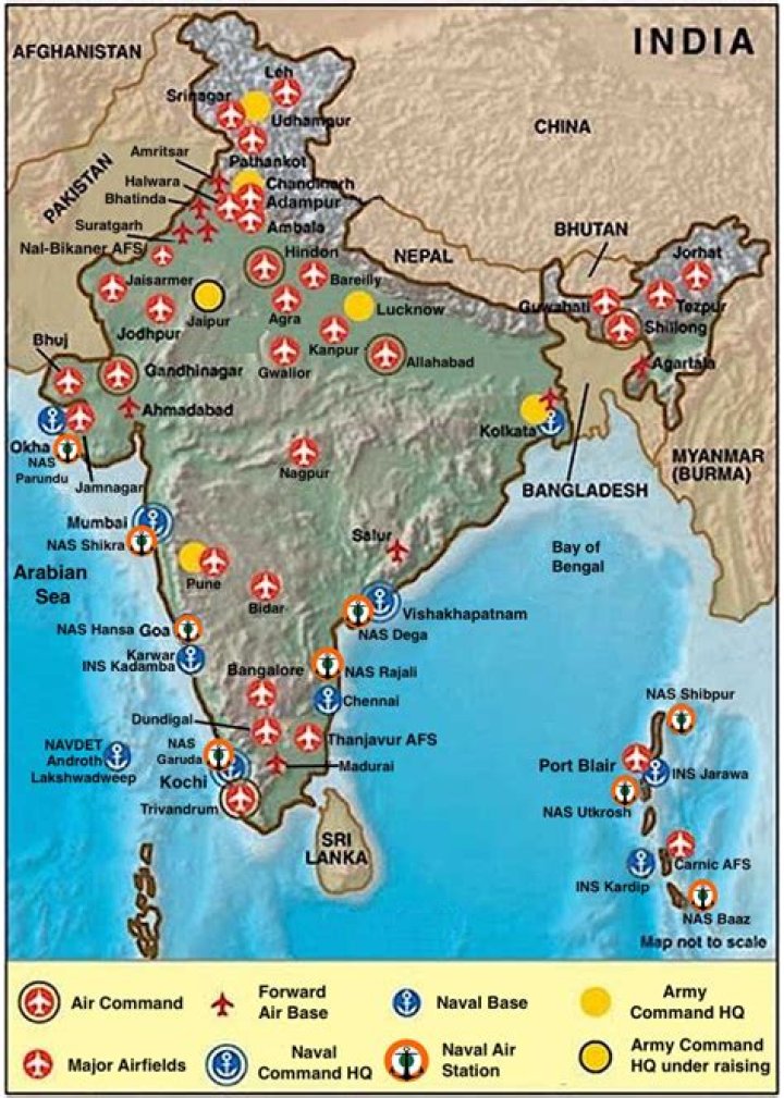 Where is the highest air base of Indian Air Force?