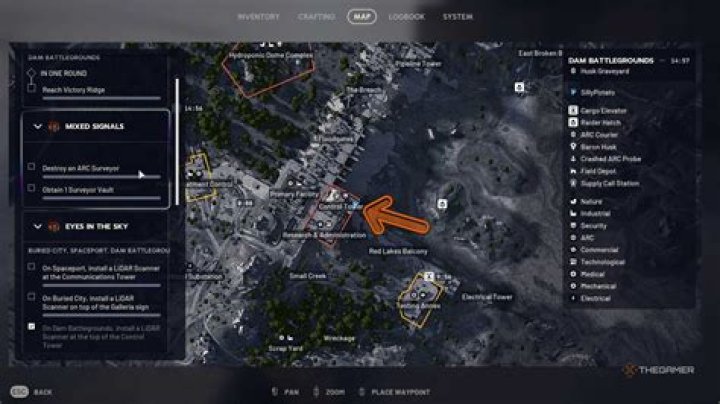 Where is the ID scanner at the rig?