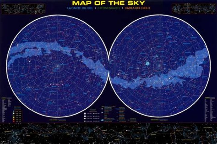 Where is the southern sky?