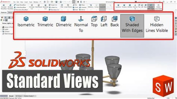 Where is the standard toolbar in Solidworks?