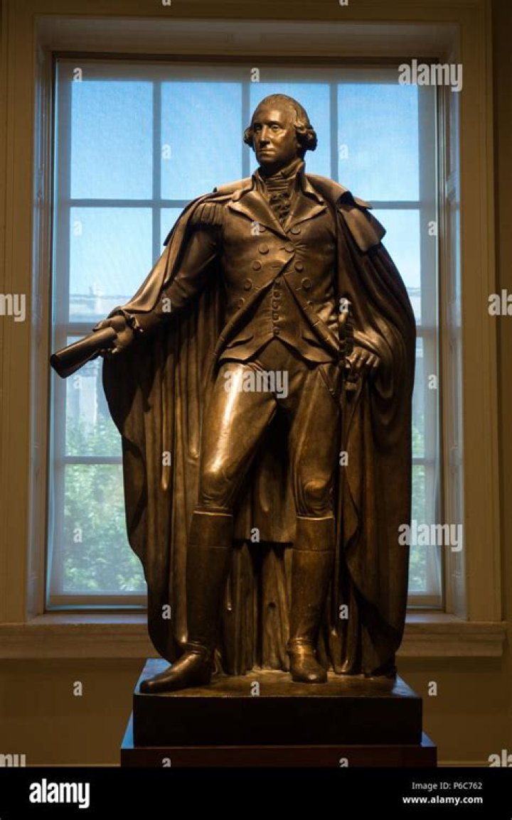 Where is the statue of George Washington?