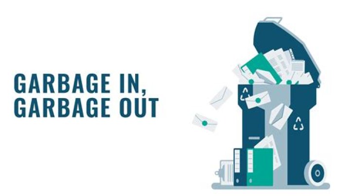 Where is the term garbage in garbage out typically used?