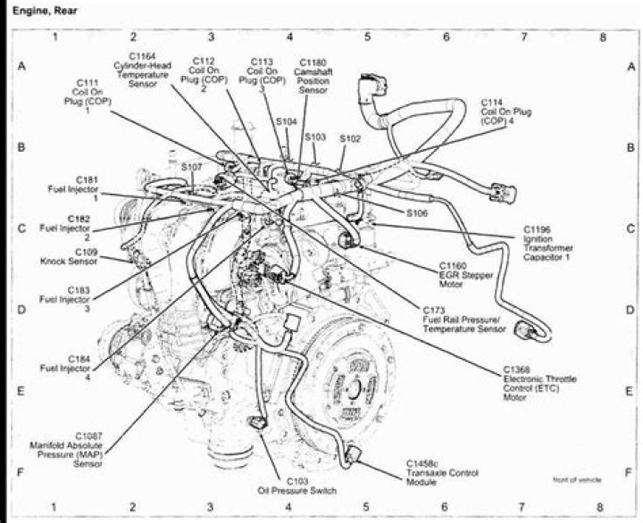 Where is the turbo boost sensor located on a 2013 Ford Escape?