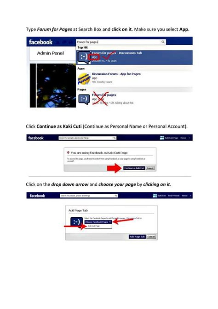 Where is the use Facebook as button?