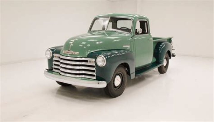 Where is the VIN number on a 1949 Chevy truck?