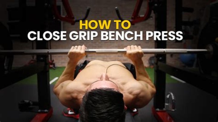 Where should I put my hands on close grip bench press?