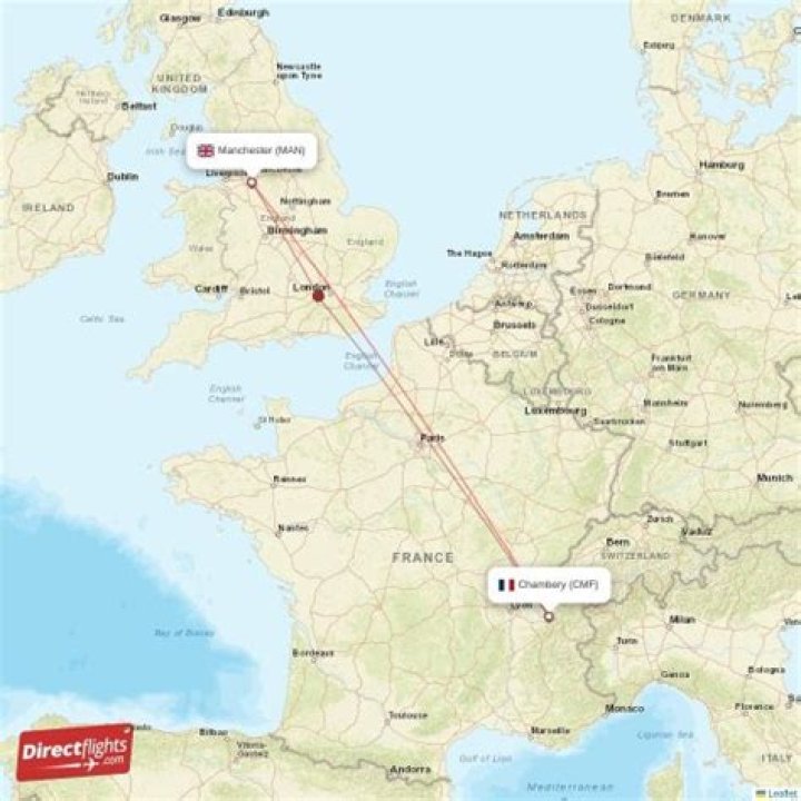Which airlines fly direct to Chambery?