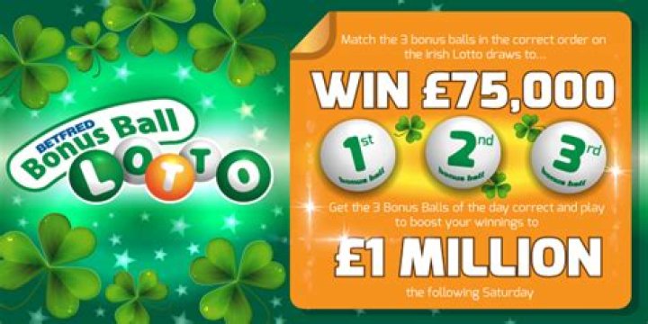 Which bookies do Irish lottery online?