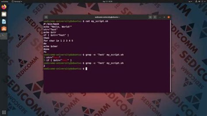 Which command can be used to print line numbers Linux?