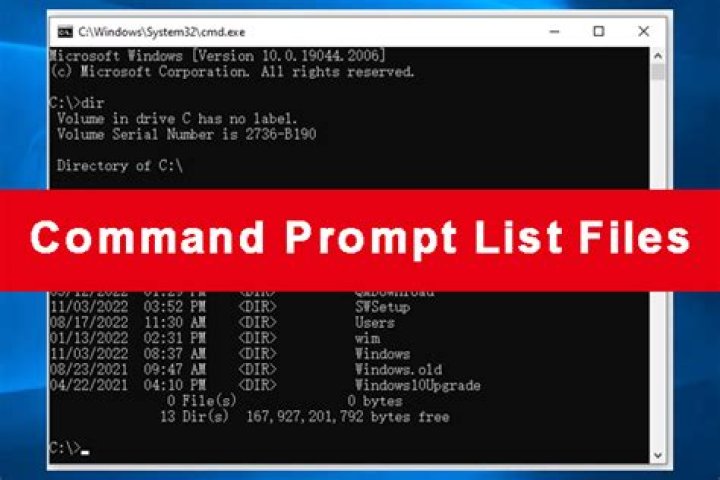Which command displays the name of the directory in which you're working?