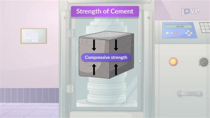 Which compound is responsible for strength of cement?