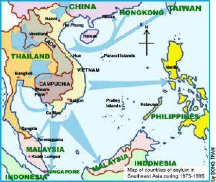 Which countries took Vietnamese refugees?