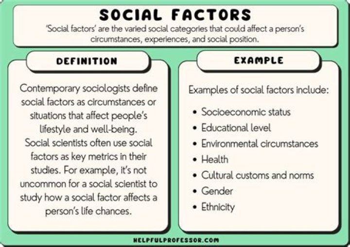 Which factors affect the social health Brainly?