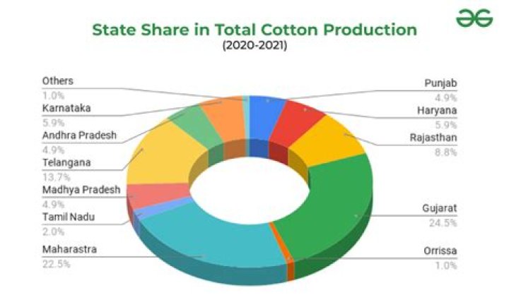 Which Indian state has largest cotton textile mills?