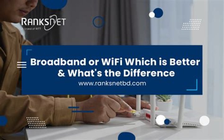 Which is best broadband or WiFi?